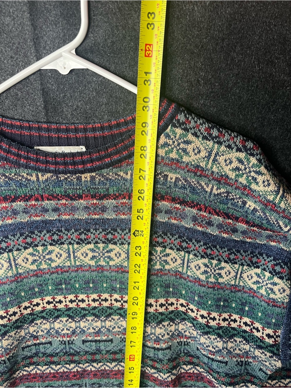 Tricots St. Raphael Vintage Sweater Multicolor 90% Cotton 10% Rayon XL - Picture 6 of 7